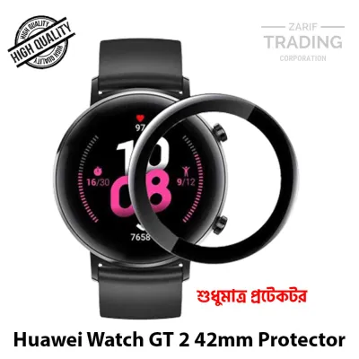 Huawei Watch GT 2 42mm Screen Protector PMMA Plastic Full Coverage HD Clear Ultra Thin Scratch Resistant Fingerprint Resistant